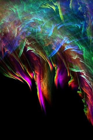 Raining Colour iPhone Wallpaper