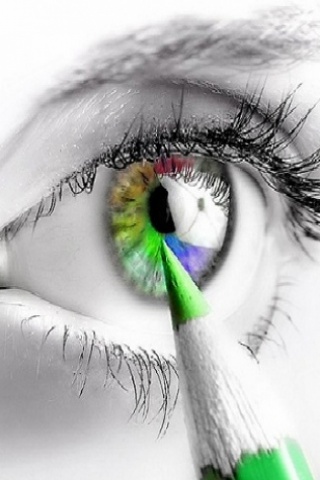 Eye Colour iPhone Wallpaper