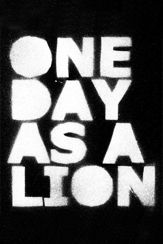 One Day Lion iPhone Wallpaper