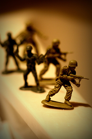 Toy Soldiers iPhone Wallpaper
