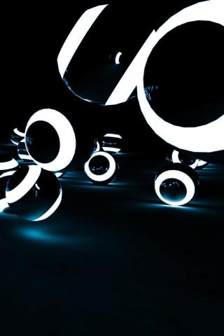 Light Balls iPhone Wallpaper
