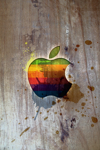 Paint Splatter Apple iPhone Wallpaper