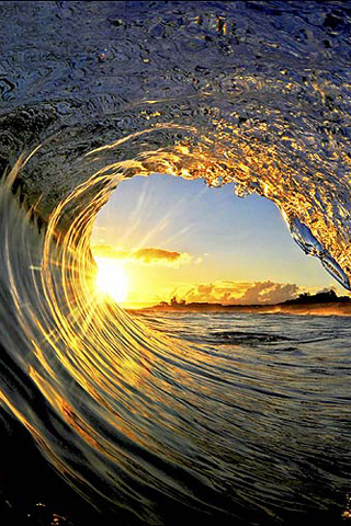 wave wallpaper. Wave Tunnel