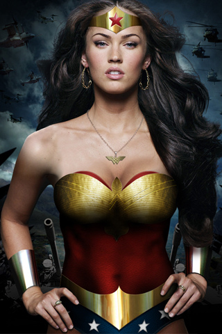 Superwoman - Megan Fox iPhone Wallpaper