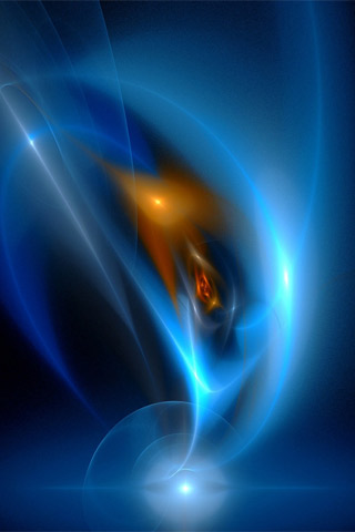 Abstract Flame Art iPhone Wallpaper