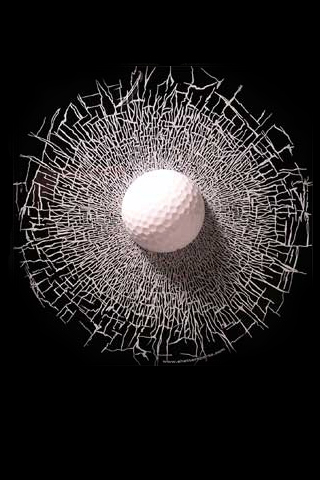 Golf Ball Accident iPhone Wallpaper