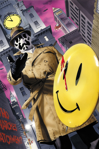 Rorschach Watchmen iPhone Wallpaper