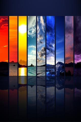 Planet Spectrum iPhone Wallpaper