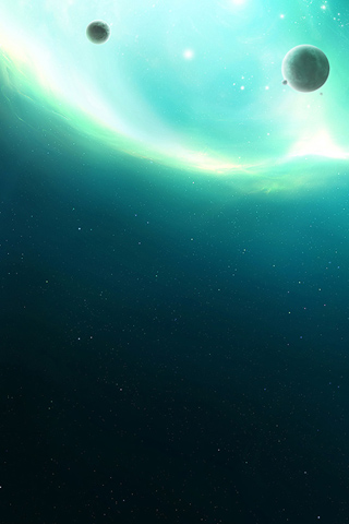 Space Concept iPhone Wallpaper
