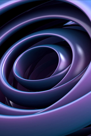 Purple Spiral iPhone Wallpaper