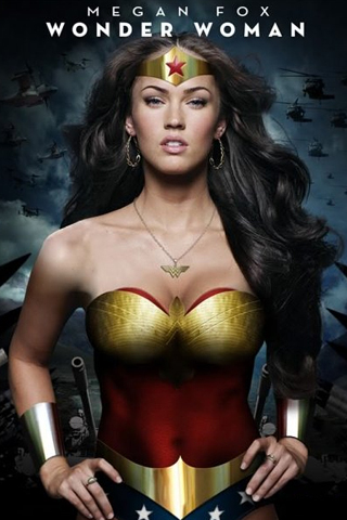 Megan Fox - Wonder Woman iPhone Wallpaper