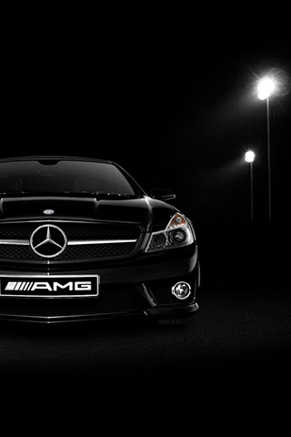 Black Mercedes AMG iPhone Wallpaper