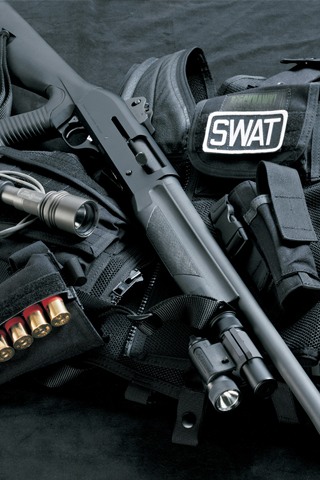 Swat Gear iPhone Wallpaper