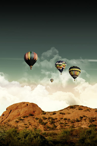 hot air balloons tumblr wallpaper