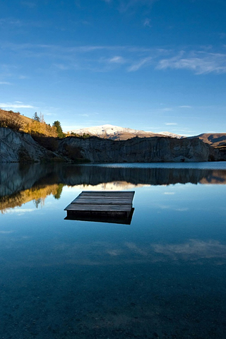 Lake Reflection iPhone Wallpaper