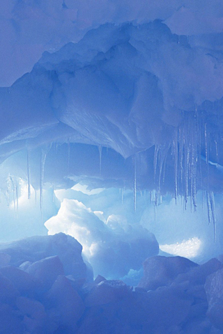 Ice Blue iPhone Wallpaper