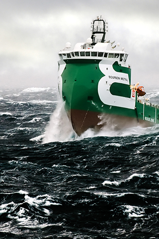 Cargo Ship by Lars Grepstad iPhone Wallpaper