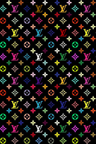 Colourful Louis Vuitton Monogram iPhone Wallpaper