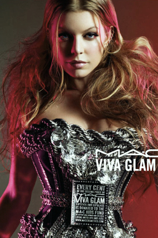 Fergie for MAC Viva Glam iPhone Wallpaper