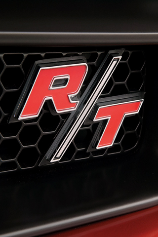 Dodge Charger R/T Logo iPhone Wallpaper