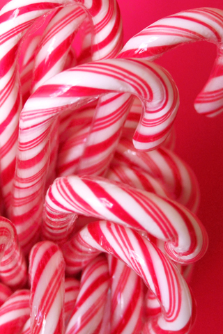 Candy Canes iPhone Wallpaper | iDesign iPhone