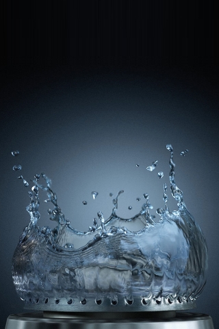 Water Stove iPhone Wallpaper