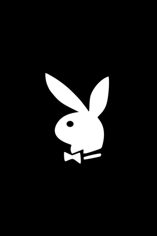 playboy logo wallpaper. Playboy Logo iPhone Wallpaper
