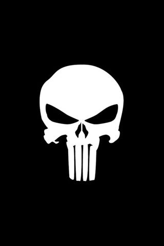 Logo Design Wallpaper on The Punisher Logo Iphone Wallpaper Tweet Bones Dc Logos Marvel