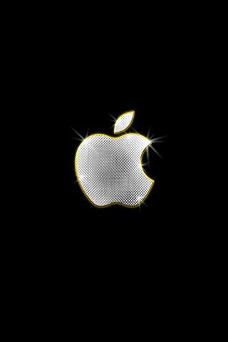 Golden Apple iPhone Wallpaper
