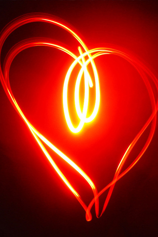 Light Heart iPhone Wallpaper
