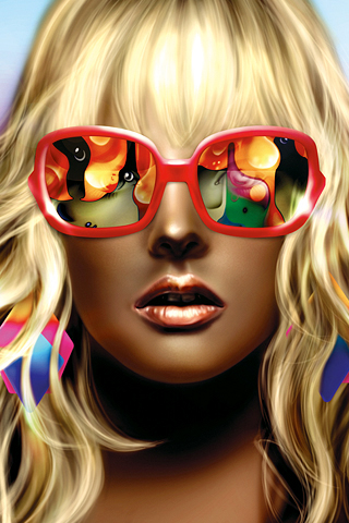 Sun Glasses iPhone Wallpaper
