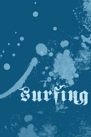 Surfing iPhone Wallpaper