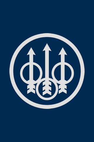 Blue Beretta Logo iPhone Wallpaper
