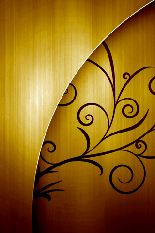 Wooden Vines iPhone Wallpaper