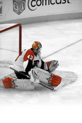 Philadelphia Flyers - Martin Biron iPhone Wallpaper