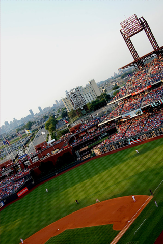 Philadelphia Phillies Stadium iPhone Wallpaper
