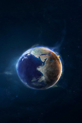 Planet Earth iPhone Wallpaper