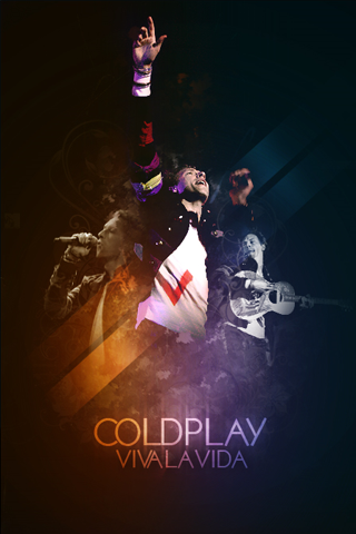Coldplay - Viva La Vida iPhone Wallpaper