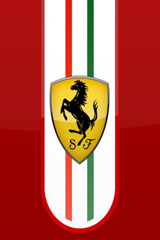 Ferrari Logo iPhone Wallpaper