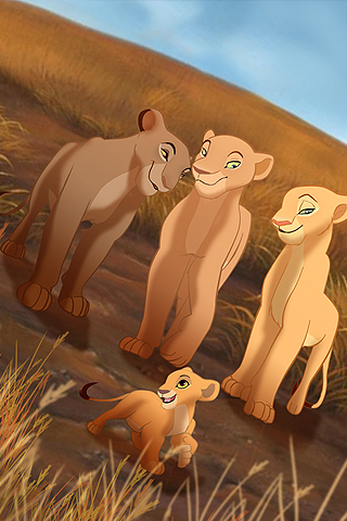 The Lion King - Female Pride iPhone Wallpaper