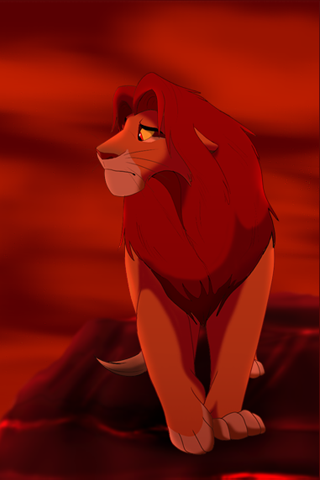 The Lion King - Simba iPhone Wallpaper