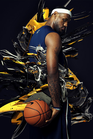 Cleveland Cavaliers - Lebron James iPhone Wallpaper
