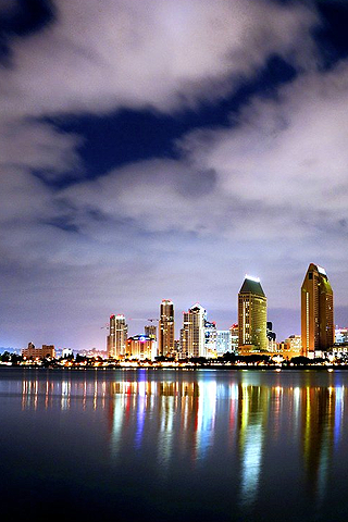 San Diego Skyline iPhone Wallpaper