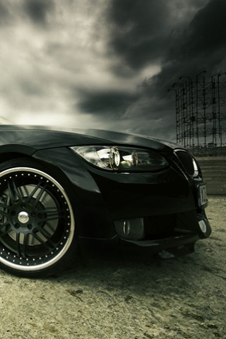 bmw m5 wallpapers. BMW M5 Front iPhone Wallpaper