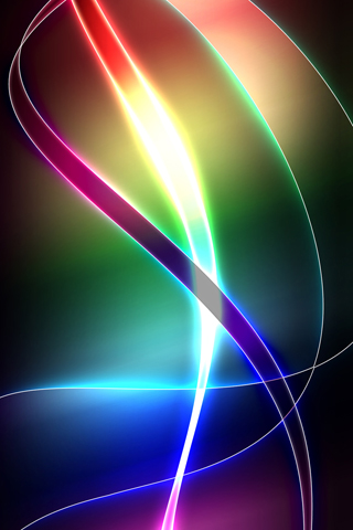 Abstract Elemental Colors iPhone Wallpaper