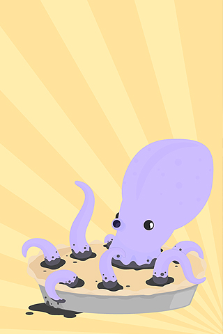 Octopie iPhone Wallpaper