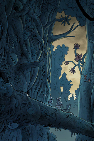Forest Adventure iPhone Wallpaper