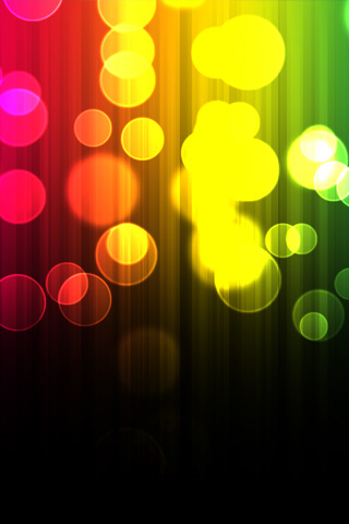 Abstract Light Spots iPhone Wallpaper