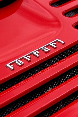 Ferrari Rear Closeup iPhone Wallpaper