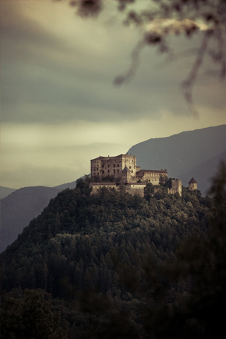 Mountain Top Castle iPhone Wallpaper